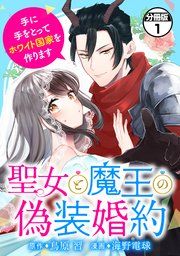 『聖女と魔王の偽装婚約~手に手をとってホワイト国家を作ります~ 分冊版』の表紙