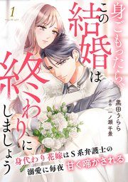 『身ごもったら、この結婚は終わりにしましょう〜身代わり花嫁はS系弁護士の溺愛に毎夜甘く啼かされる〜【分冊版】』の表紙