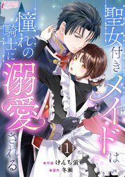 『聖女付きメイドは憧れの騎士に溺愛される』の表紙