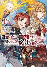 『没落予定の貴族だけど、暇だったから魔法を極めてみた@COMIC』の表紙