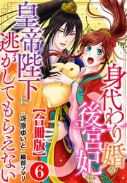 『身代わり婚の後宮妃は皇帝陛下に逃がしてもらえない』の表紙